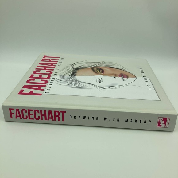 Facechart Drawing With Makeup Liza Kondrevich Hardcover Cosmetology Book - Picture 3 of 14